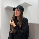 cappello nero donna