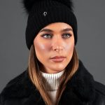cappello nero donna