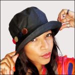 cappello nero donna