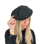 cappello nero donna