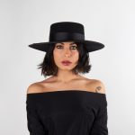cappello nero donna