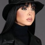 cappello nero donna